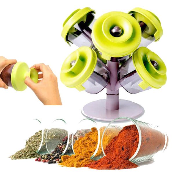 6pcs Fancy Spice Rack